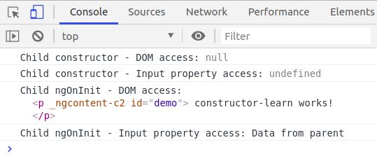 ngOnInit and Constructor